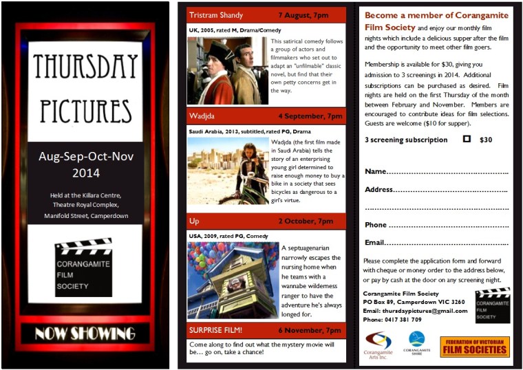 Program Aug - Nov 2014